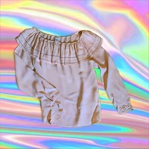 CLUB MONACO RUFFLE TOP